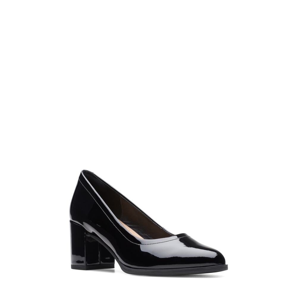 Clarks 'Freva55 Court' Black Pump Size 7